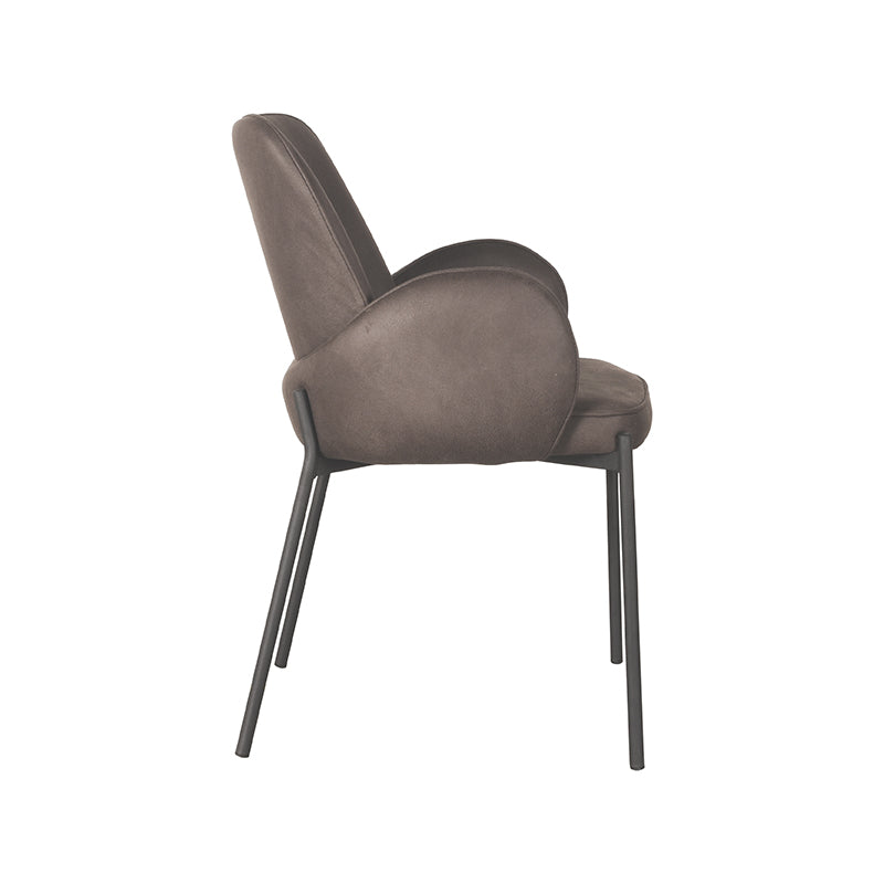 LABEL51 Eetkamerstoel Jari – Zachte Microfiber – Trendy & Duurzaam